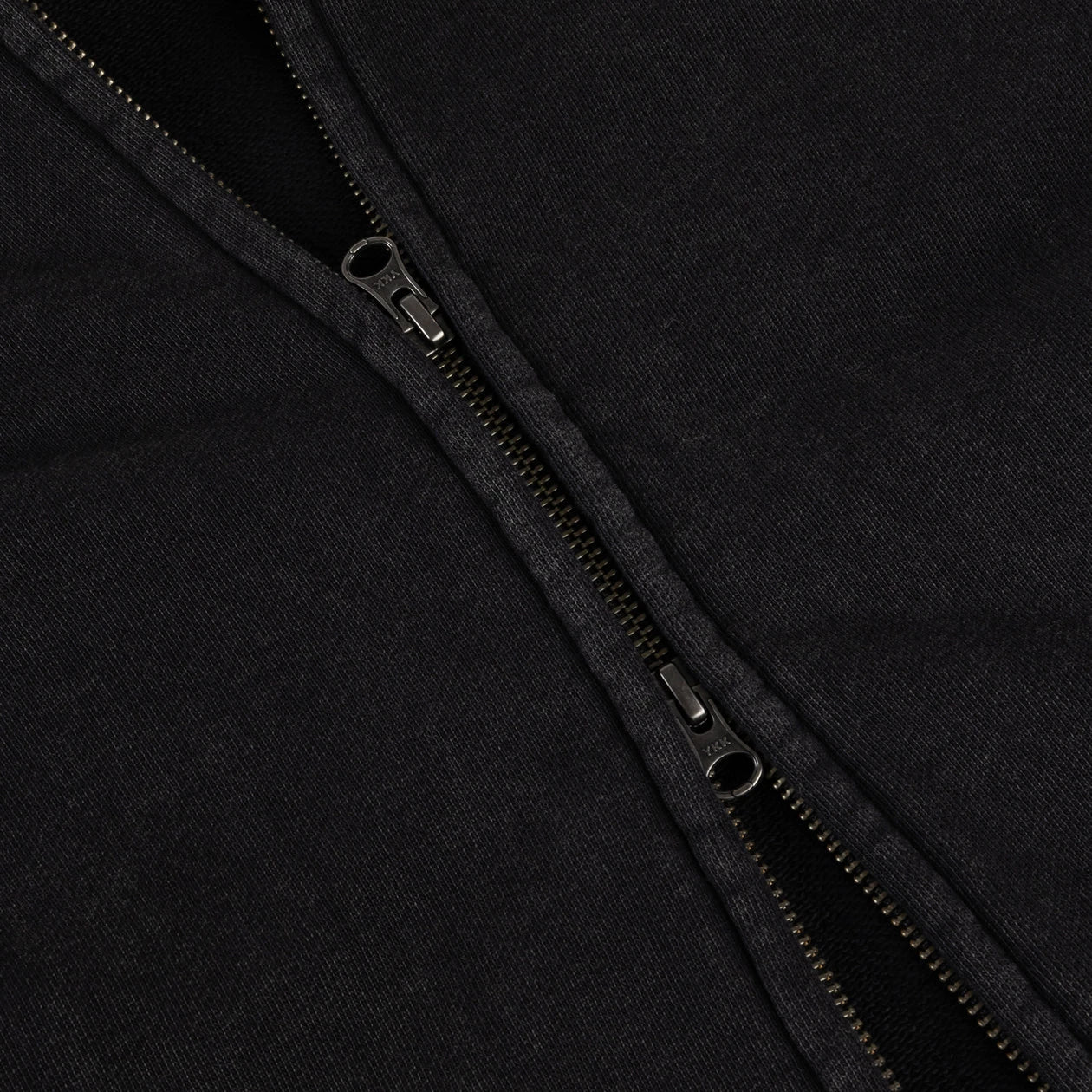 Dime - Distressed Terry Zip Hoodie - Acid Black