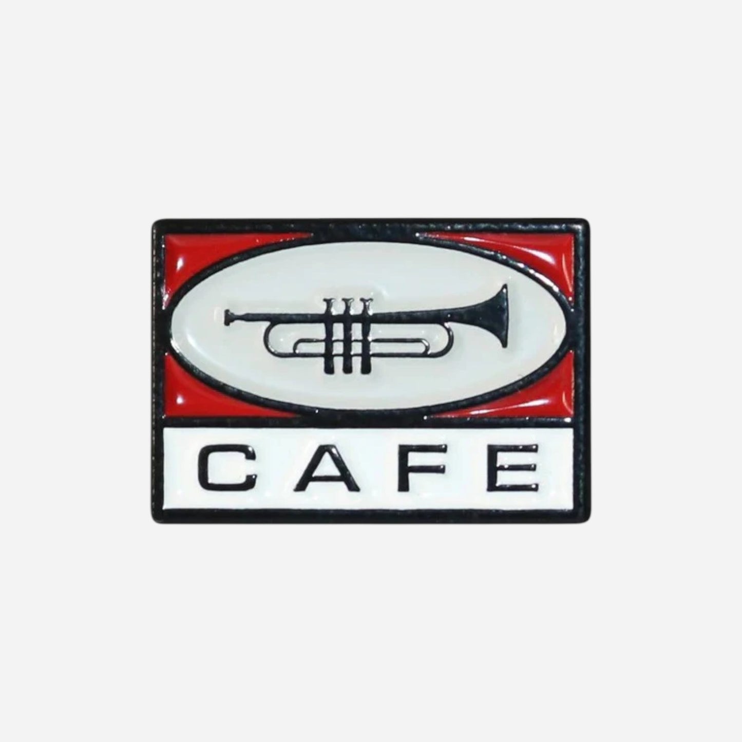 Skateboard Café - 45 Pin - Cardinal