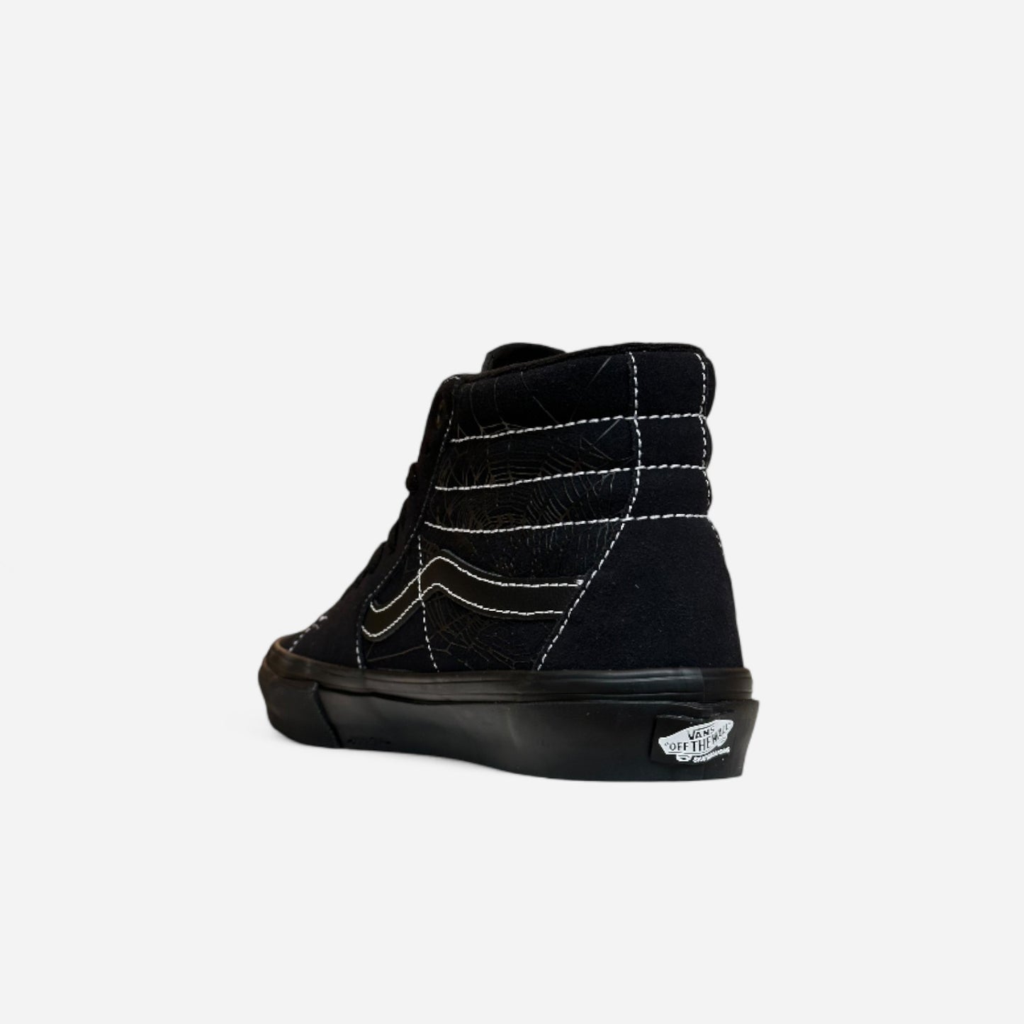 Vans - Sk8 Hi Skate Shoes - Black/Web/White