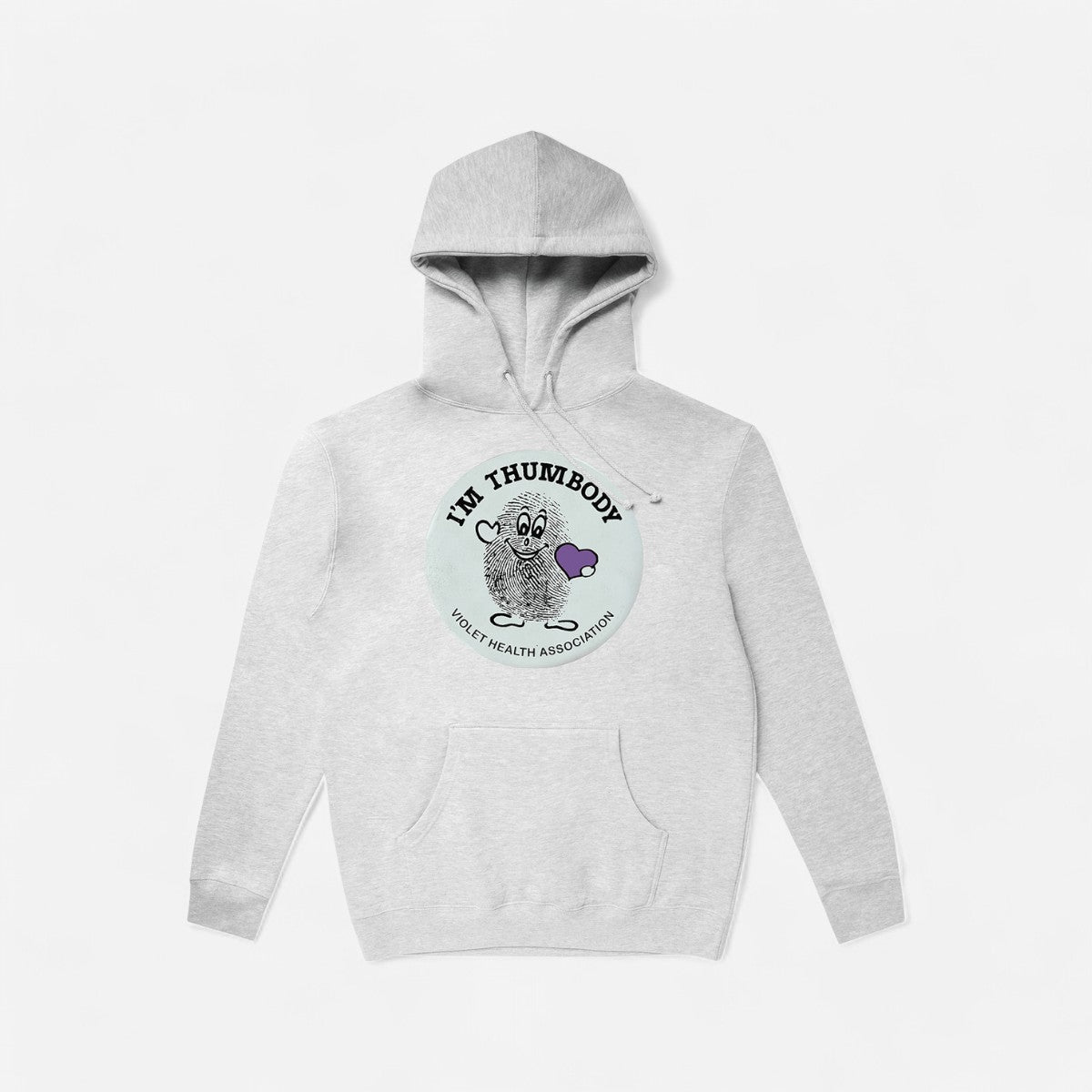 Violet - "I'm Thumbody" Hoodie - Grey