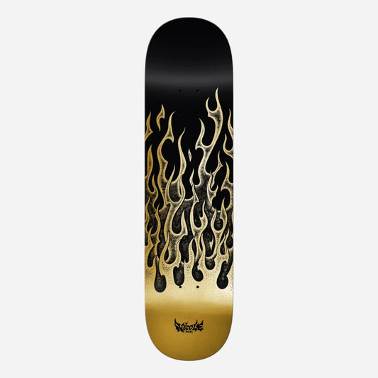 Real - Nicole Flames Redux Twin Nose Deck - 8.25"