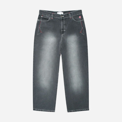 Yardsale - Culture Slub Denim Jeans - Washed Black