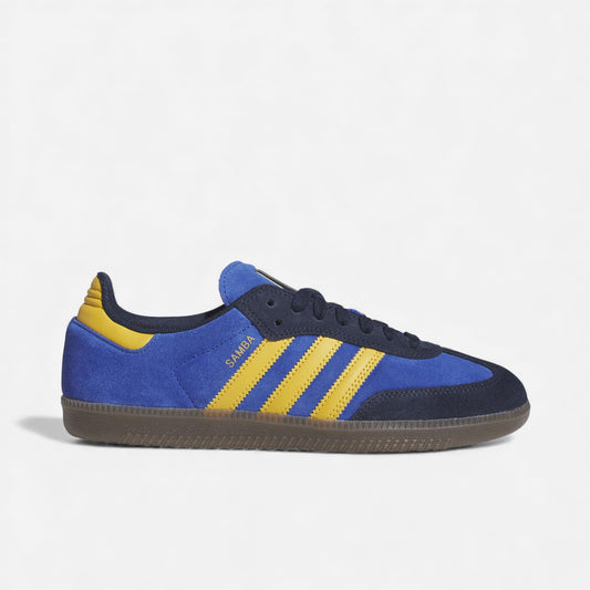 ADIDAS - Samba ADV Shoes - Collegiate Navy/Preloved Yellow/Team Royal Blue