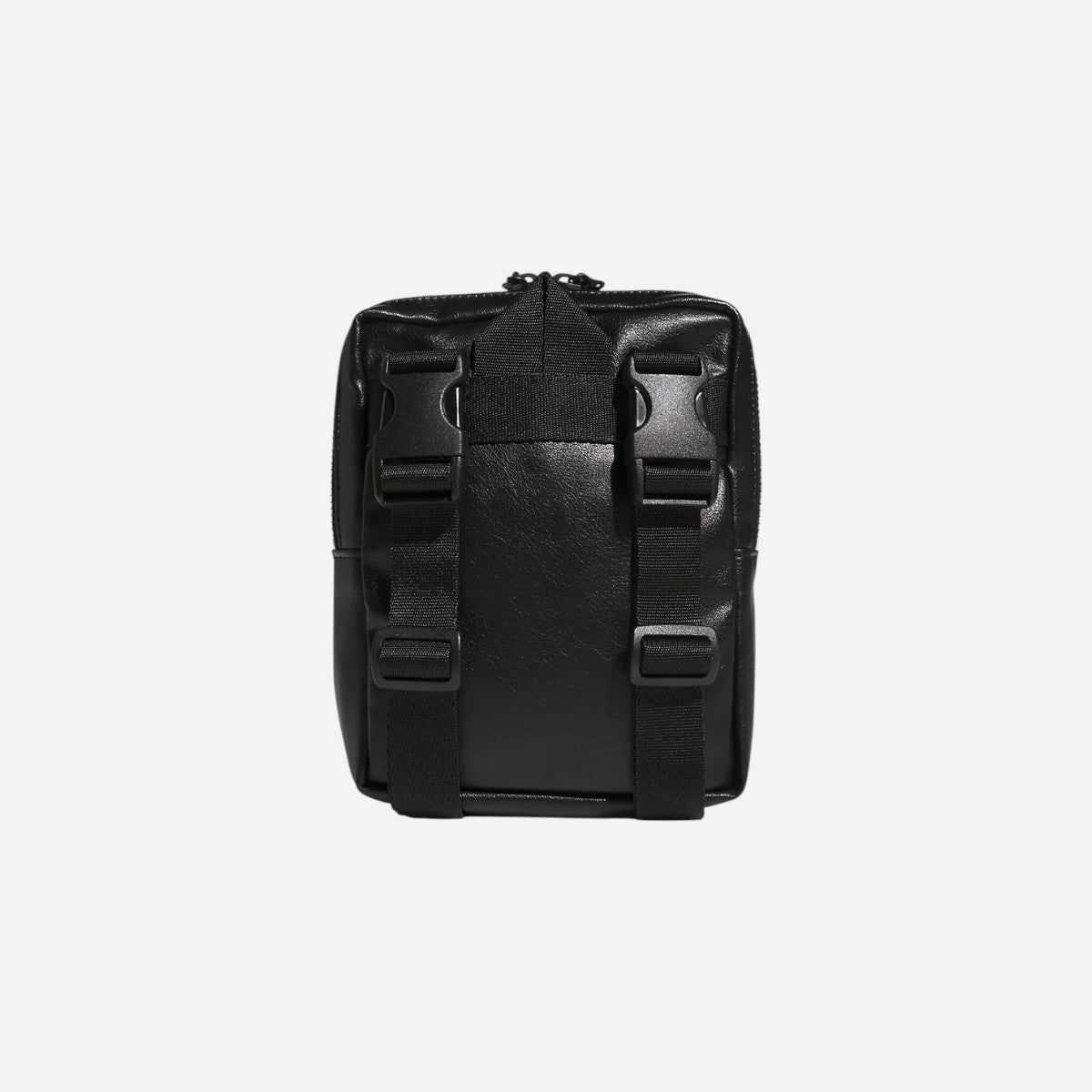 ADIDAS - Faux Leather Skate Camera Bag - Black