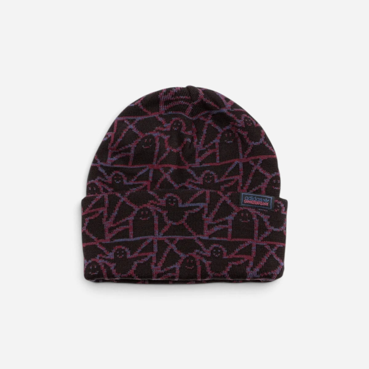 ADIDAS - Gonz Beanie - Black/Muted Purple/Shadow Red