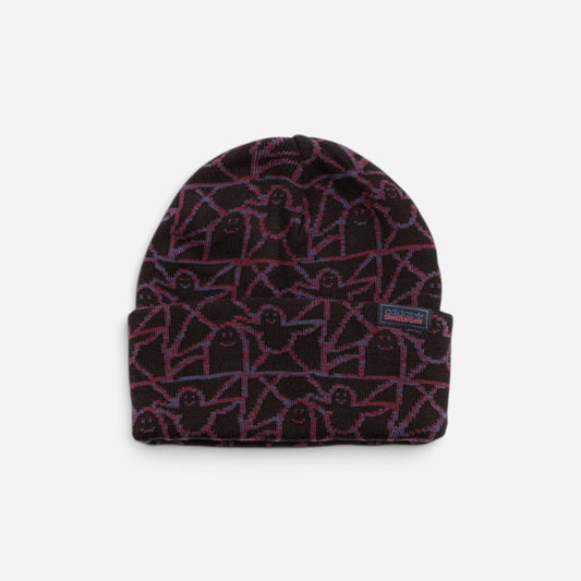 ADIDAS - Gonz Beanie - Black/Muted Purple/Shadow Red