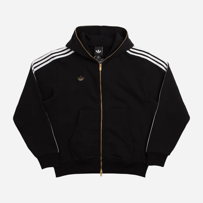 ADIDAS - Tyshawn Track Jacket Hoodie - Black/White
