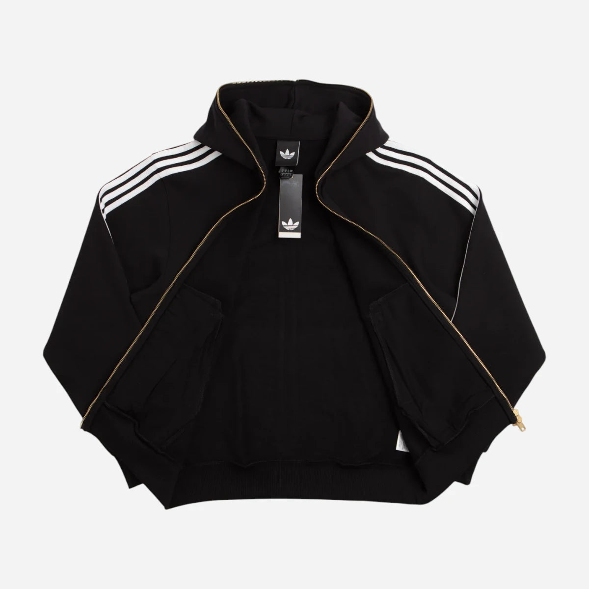 ADIDAS - Tyshawn Track Jacket Hoodie - Black/White