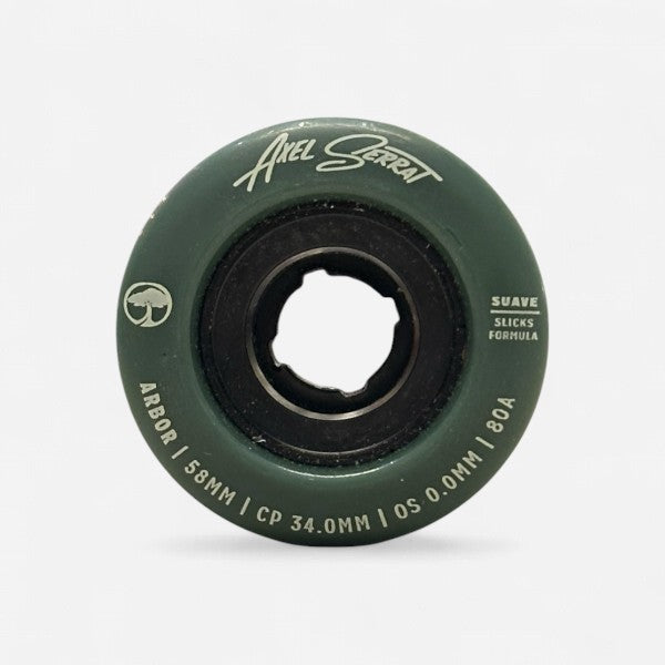 Arbor - Axel Serrat Suave Dark Green Wheels - 58mm 80a