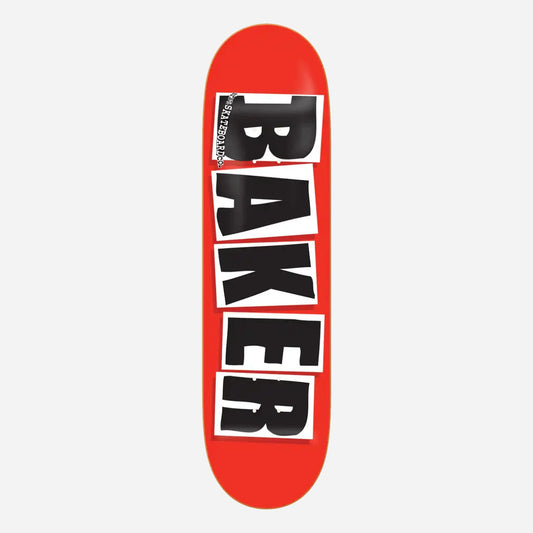 Baker - Brand Logo Black Red Deck - 8.475"