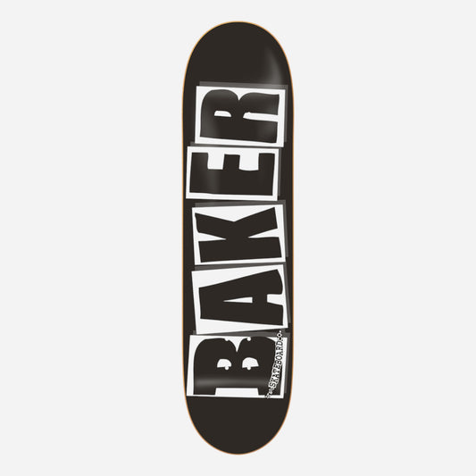 Baker - Black White Brand Logo Deck - 8.475"