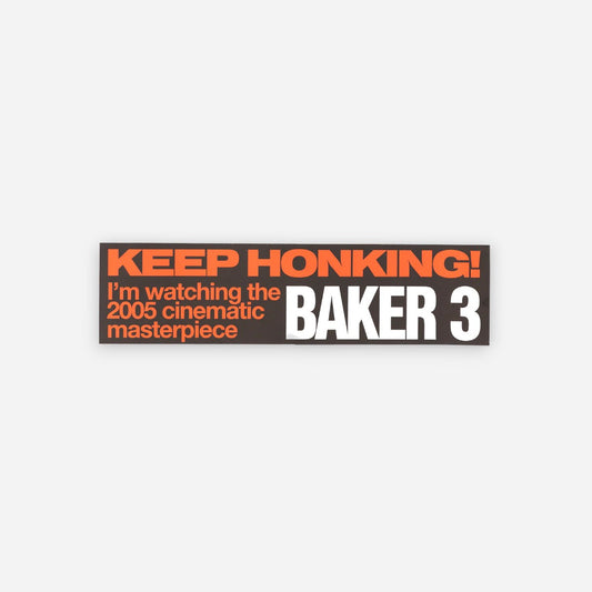 Jenkem - Baker 3 Bumper Sticker