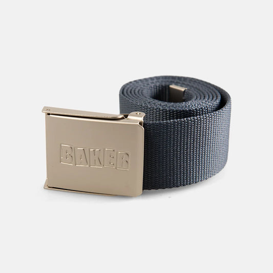 Baker - Brand Logo Web Belt - Black