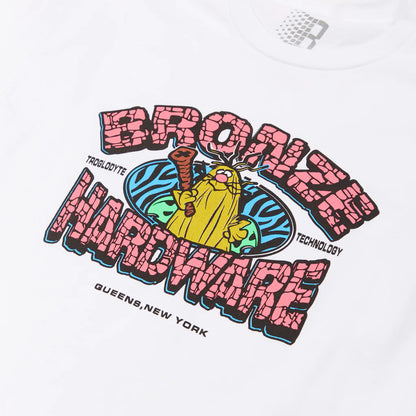 Bronze 56k - Troglodyte Tee - White