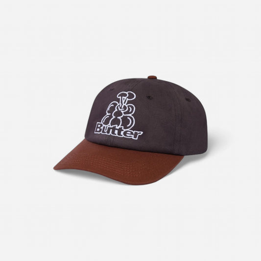 Butter Goods - Bugs 6 Panel Cap - Redwood/Rust