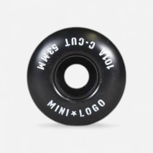 Mini-Logo - C-Cut Wheels - 53mm 101a Black