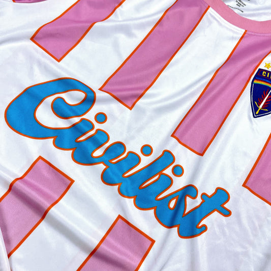 Civilist - Stripe Jersey - Pink/Baby Blue