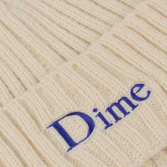 Dime - Classic Fold Beanie - Off White