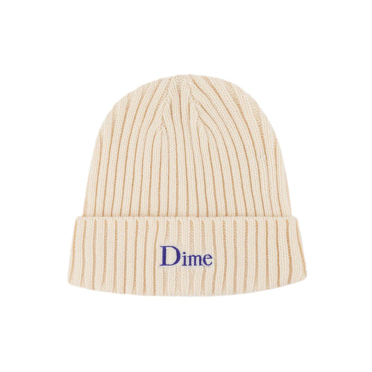 Dime - Classic Fold Beanie - Off White