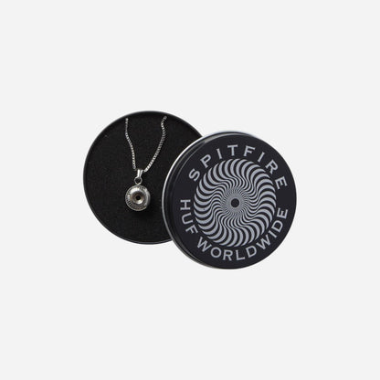HUF x Spitfire - Classic Pendant - Silver