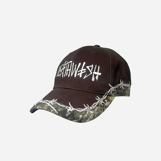 Deathwish - Deathspray Barbed Wire Cap - Brown/Forest Camo
