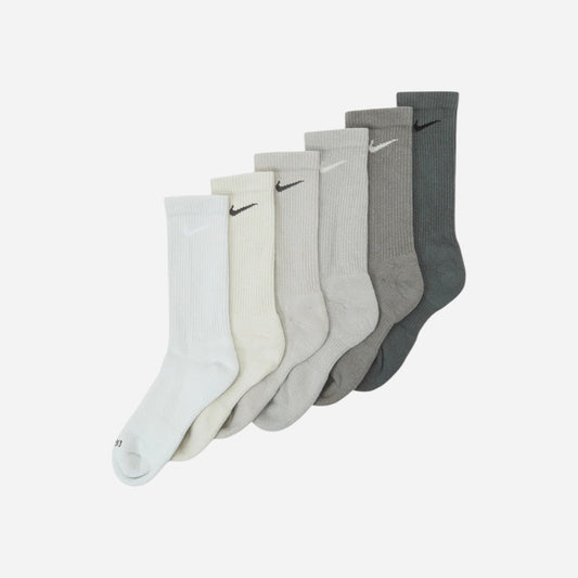 Nike - Everyday Plus 6 pack Socks - Grey Multi