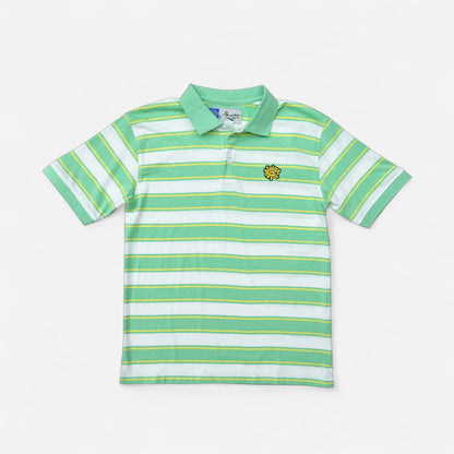 Always - Educated Stripe Polo - Mint Green