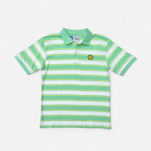 Always - Educated Stripe Polo - Mint Green