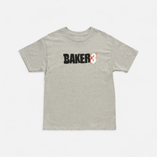 Baker - Baker 3 Tee - Heather Grey