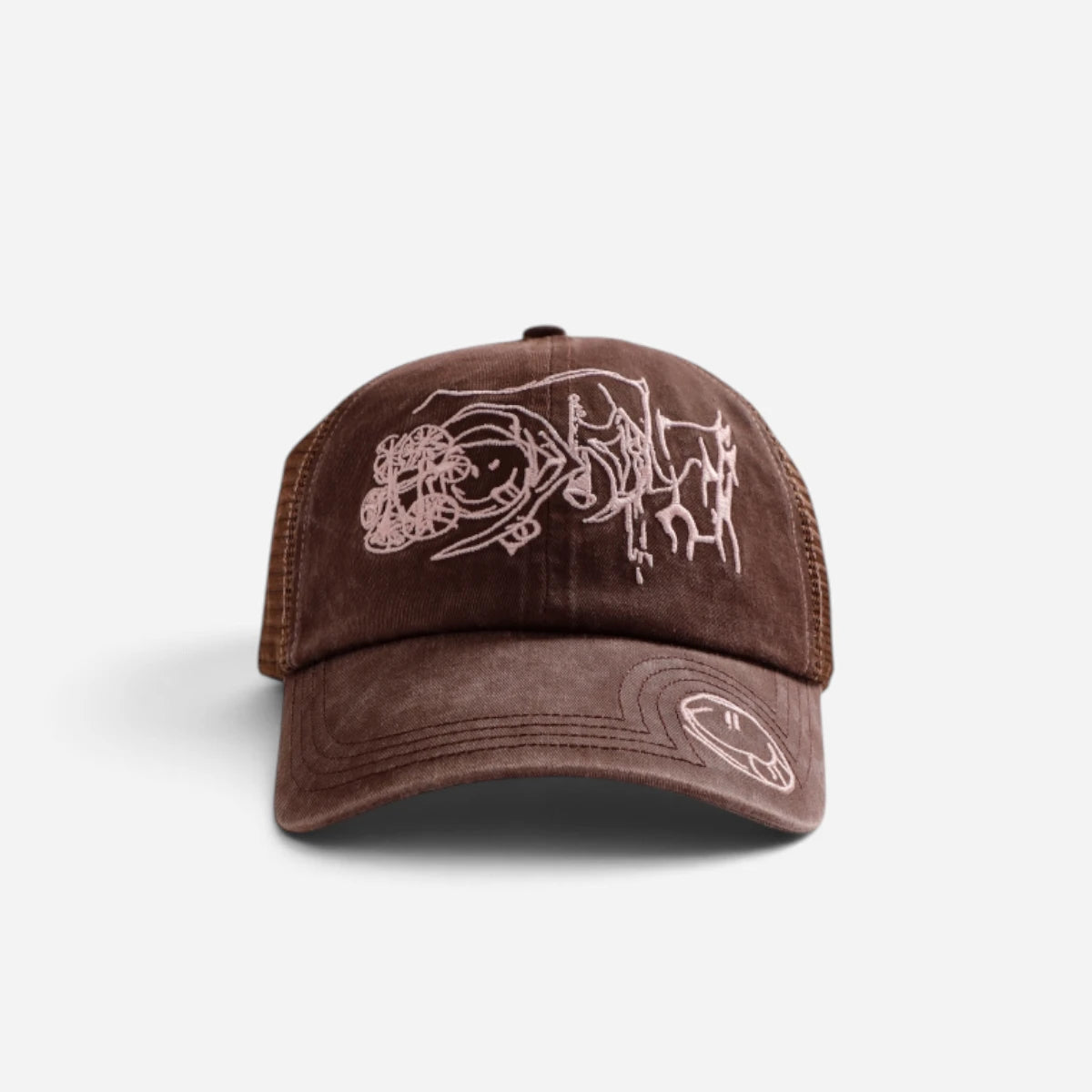 Hoddle - LG Hill Trucker Cap - Brown