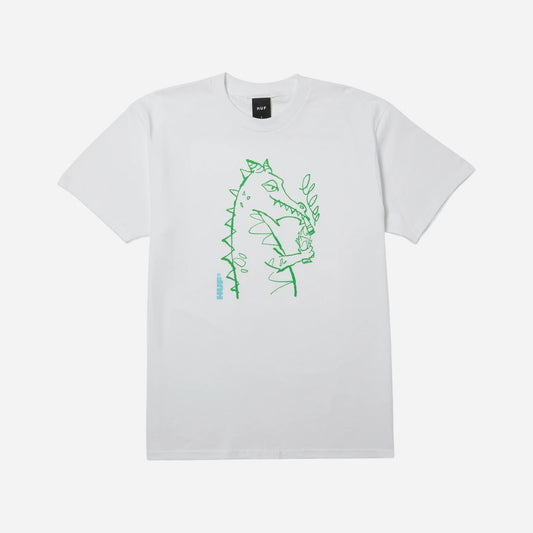 HUF - Cash Dragon SS Tee - White