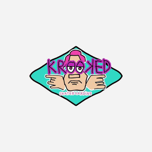 Krooked - Arketype Sticker - Assorted Colours (Single)