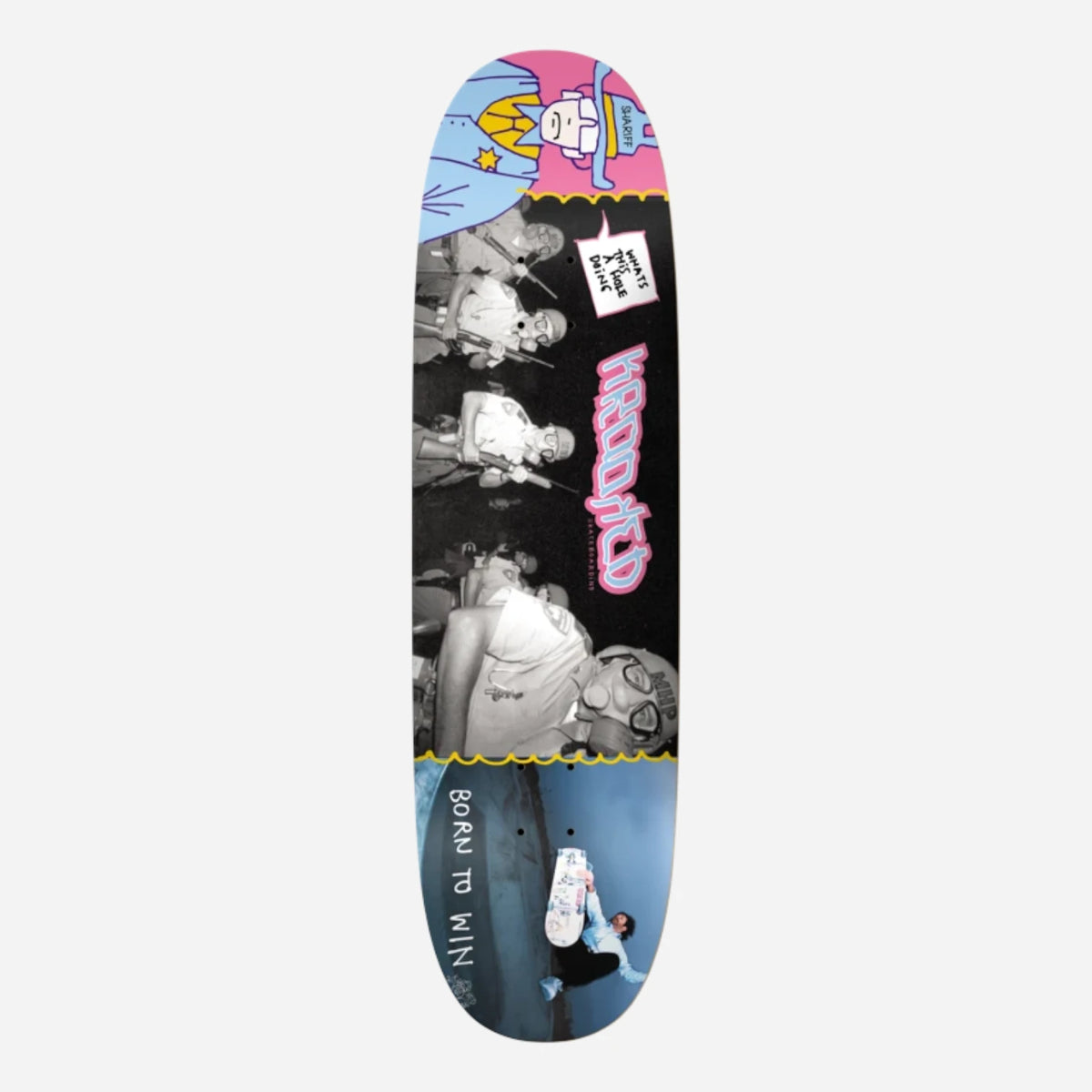 Krooked - Team Shaped Re-Issue Deck - 8.75" Twin Nose