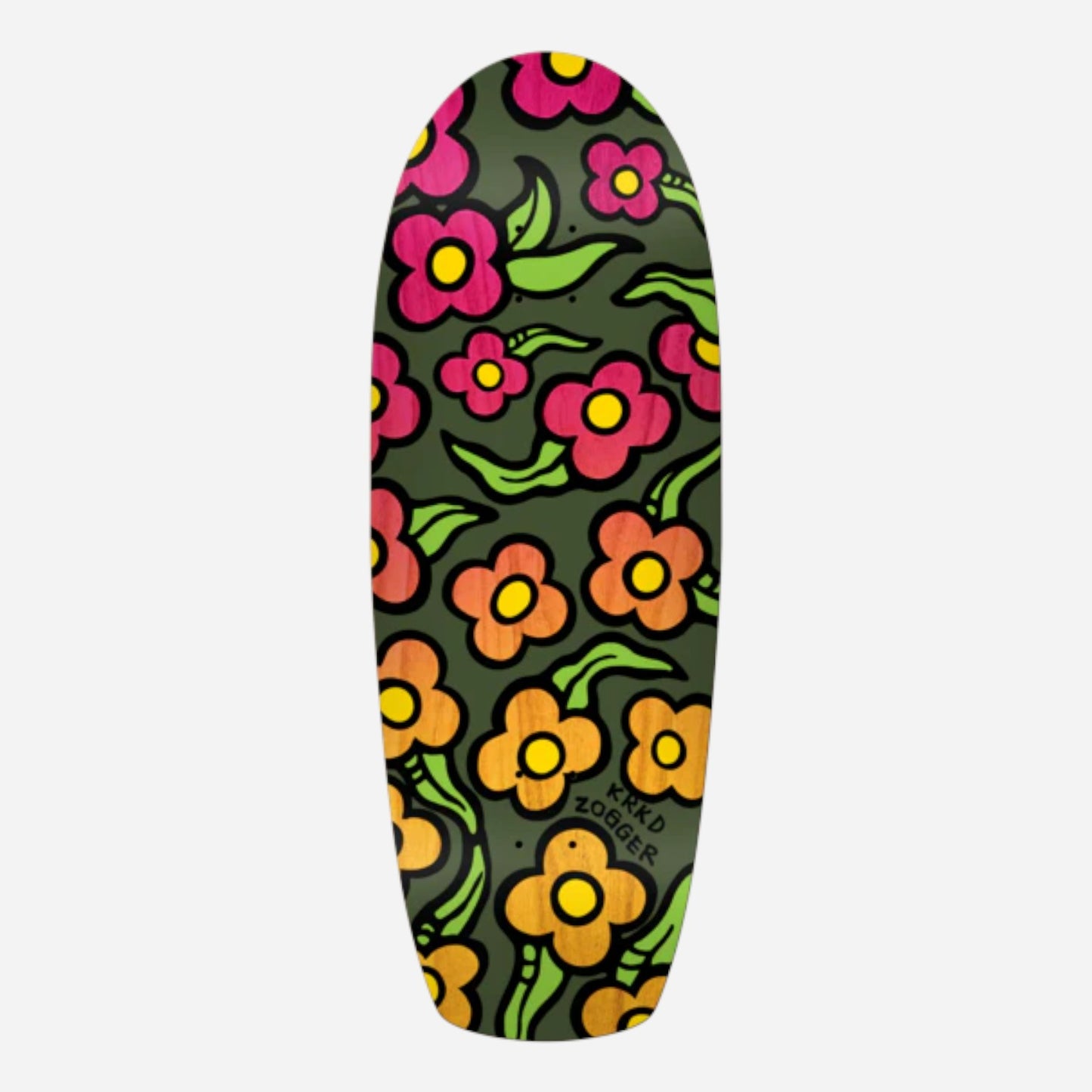 Krooked - Wildstyle Flowers Zogger Deck - 10.75"