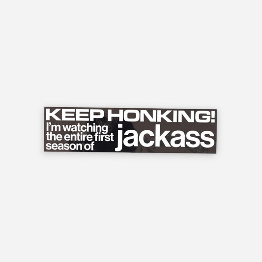 Jenkem - Jackass Bumper Sticker