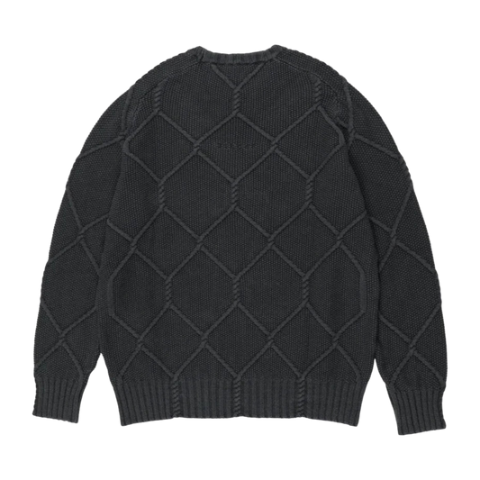 Dancer - Fence Knit Crewneck - Charcoal