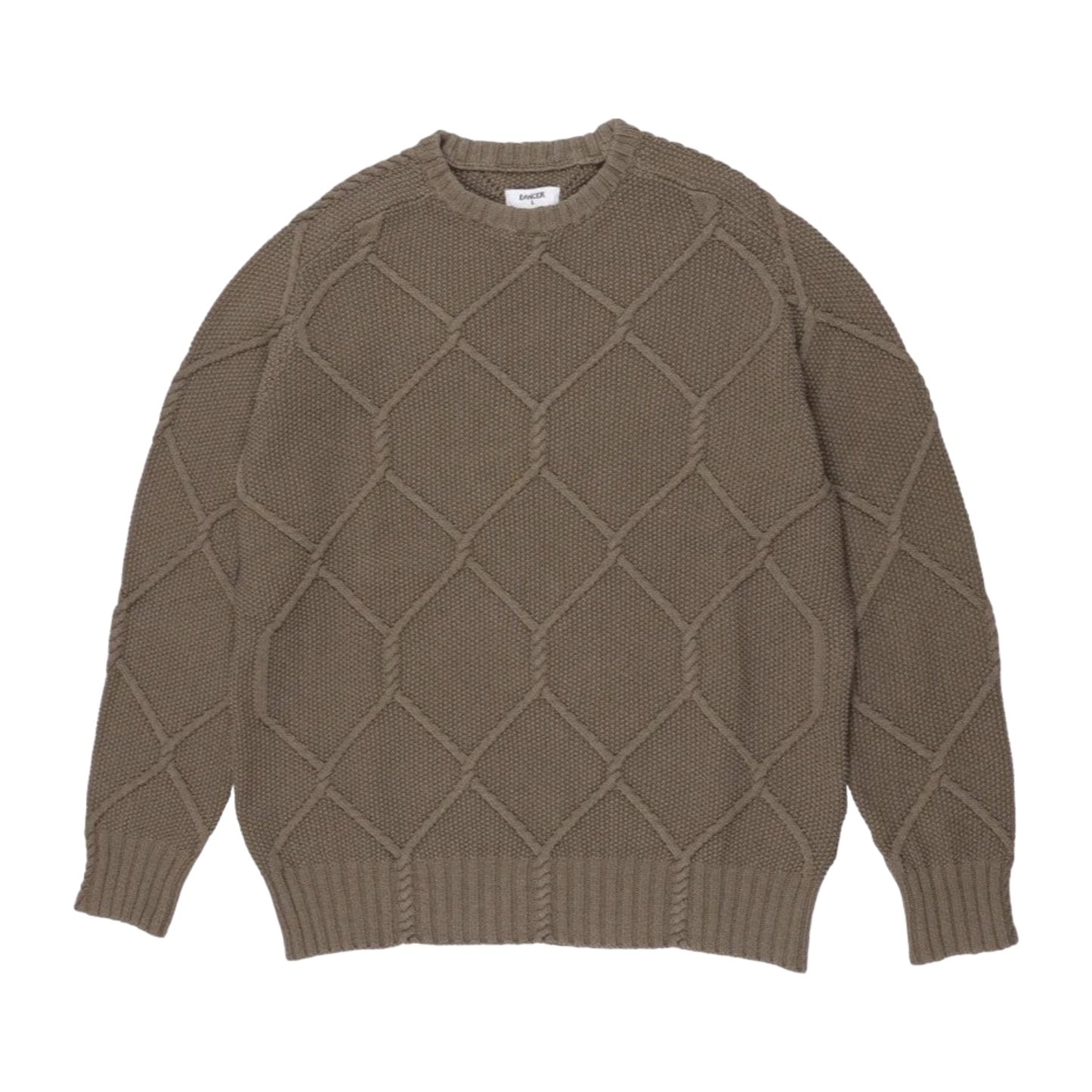 Dancer - Fence Knit Crewneck - Beige