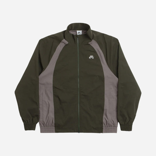 Nike SB - Full-Zip Woven Jacket - Sequoia/Cave Stone/White