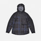 Pop Trading Company - Big Pocket Hooded Jacket - Black/Navy Check