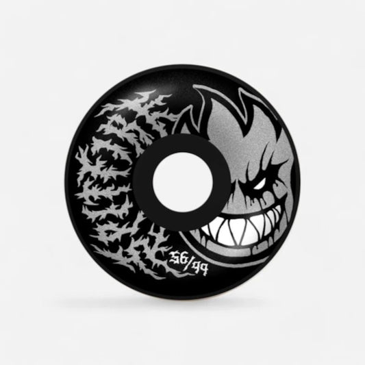 Spitfire - Formula Four Deathmask II Bighead Radial Full Black Wheels - 56mm 99du