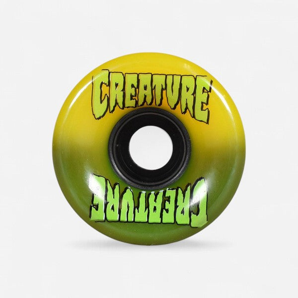 OJ - Creature Bonehead Super Juice Wheels - 60mm Green/Yellow 78a