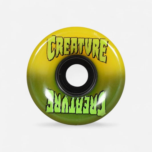 OJ - Creature Bonehead Super Juice Wheels - 60mm Green/Yellow 78a (Soft Wheels)