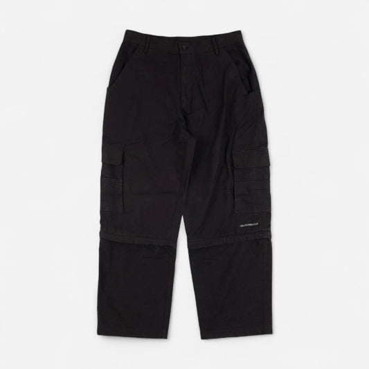Yardsale - Phantasy Ripstop Cargo Zip Off Shorts - Black