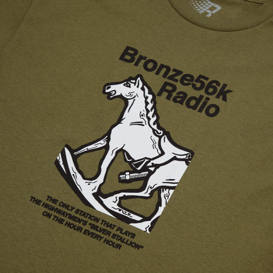 Bronze 56k - Silver Station Tee - Military Green