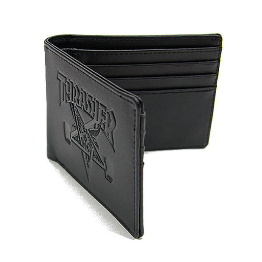 Thrasher - Skate Goat Embossed Leather Wallet - Black