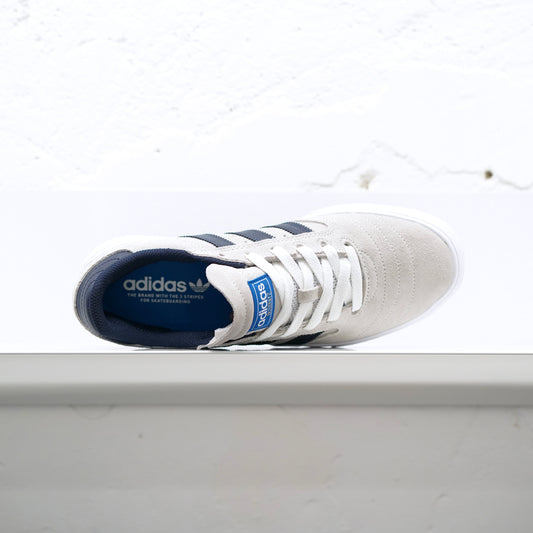 ADIDAS - Busenitz Vulc II Shoes - White/Navy/Bluebird