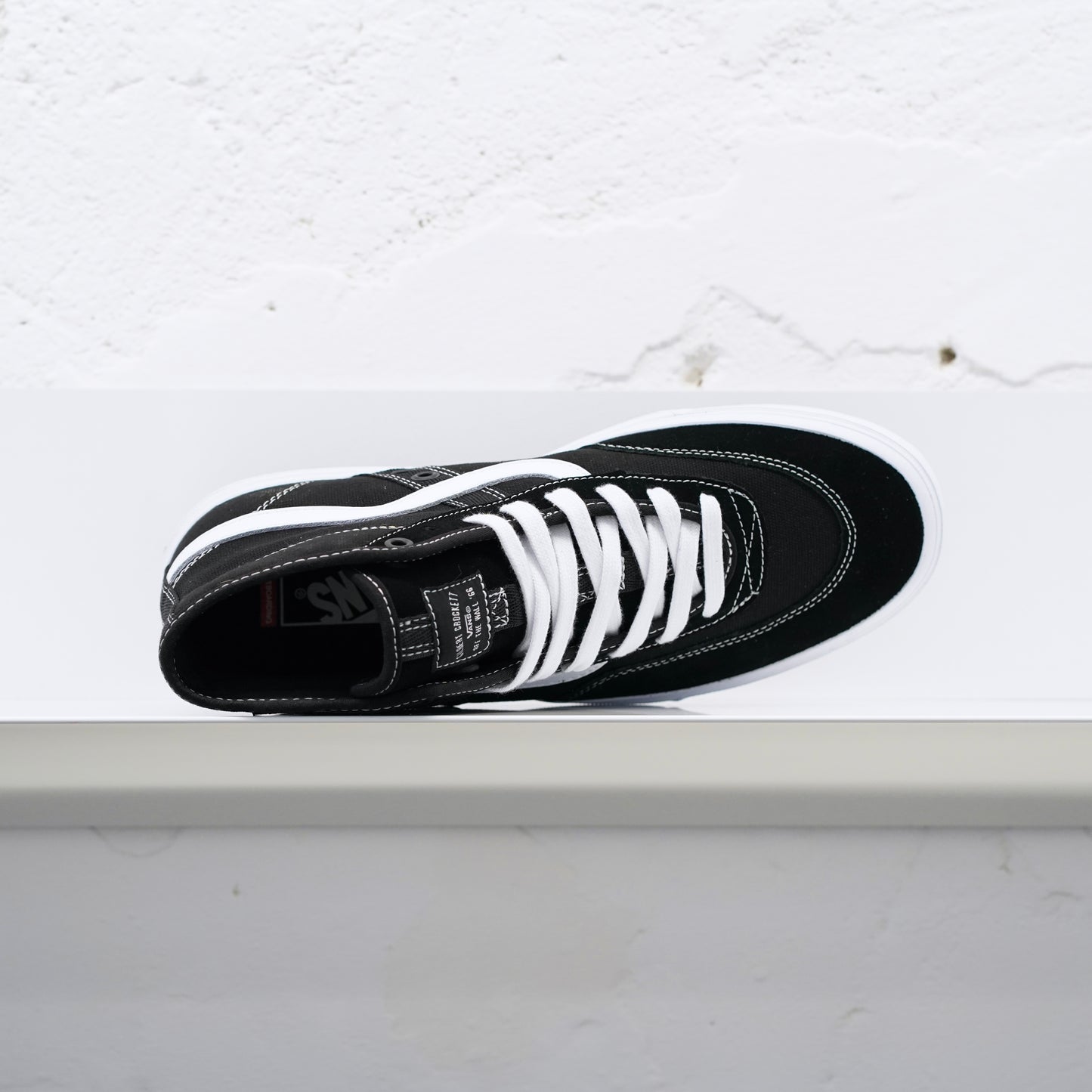 Vans - Crockett High Skate Shoes - Black/White