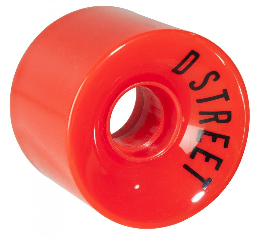 D-Street - Cruiser Wheels - 59mm 78a Red (Soft Wheels)