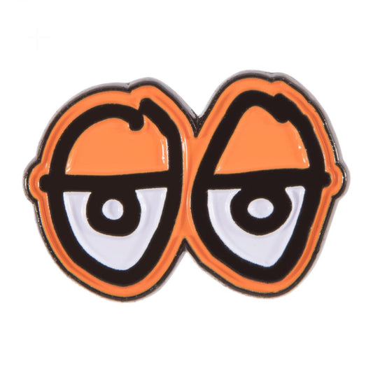 Krooked - Eyes Label Pin - Orange