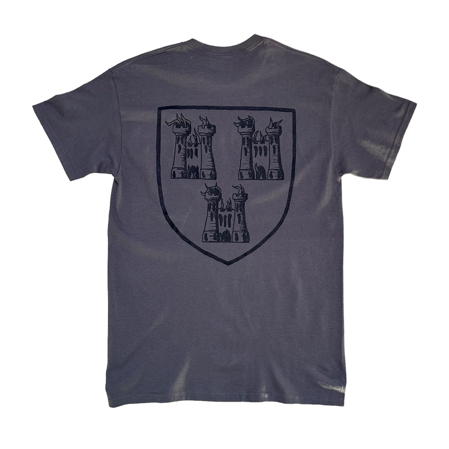 High Rollers - Coat of Arms Tee - Charcoal/Black
